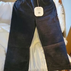 WOMANS WIDE LEG CORDUROY PANTS